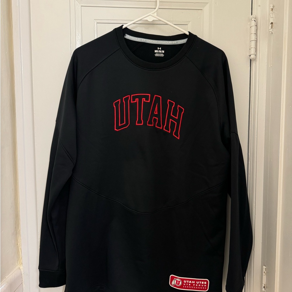 Utah Utes Black Under Armour Sweatshirt Crewneck